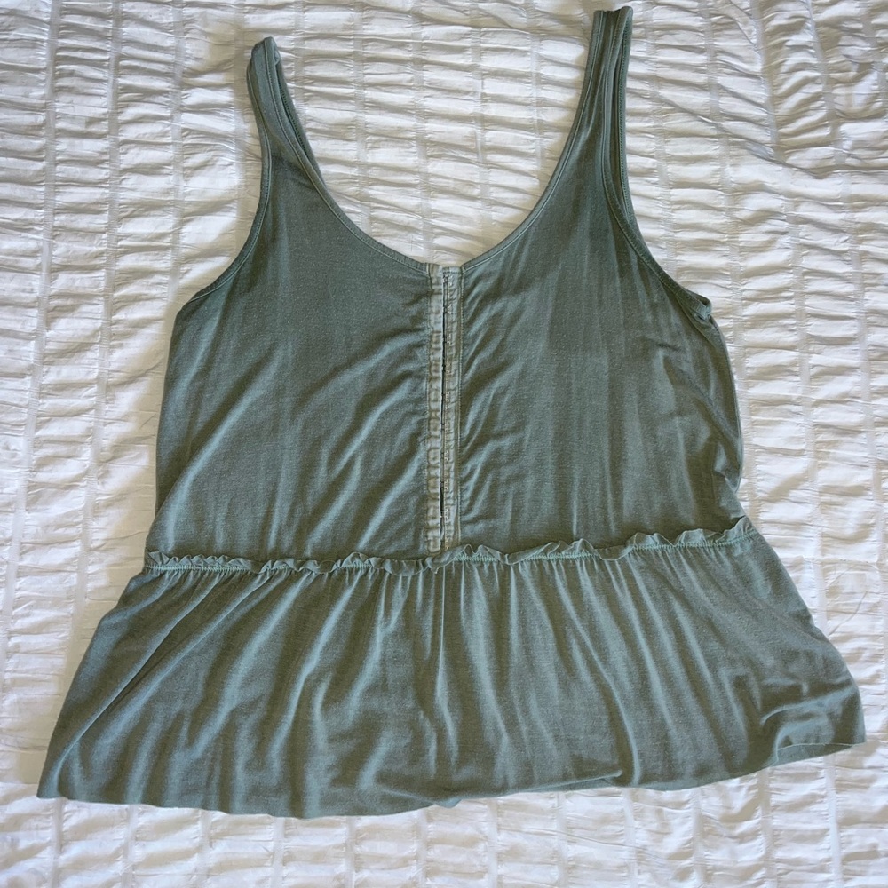 Henley Peplum Top American Eagle